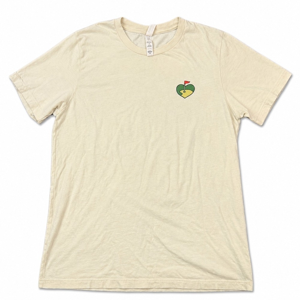 The Giving Green 2025 Charity Pub Crawl T Shirt Medium Bella Canvas Golf Course